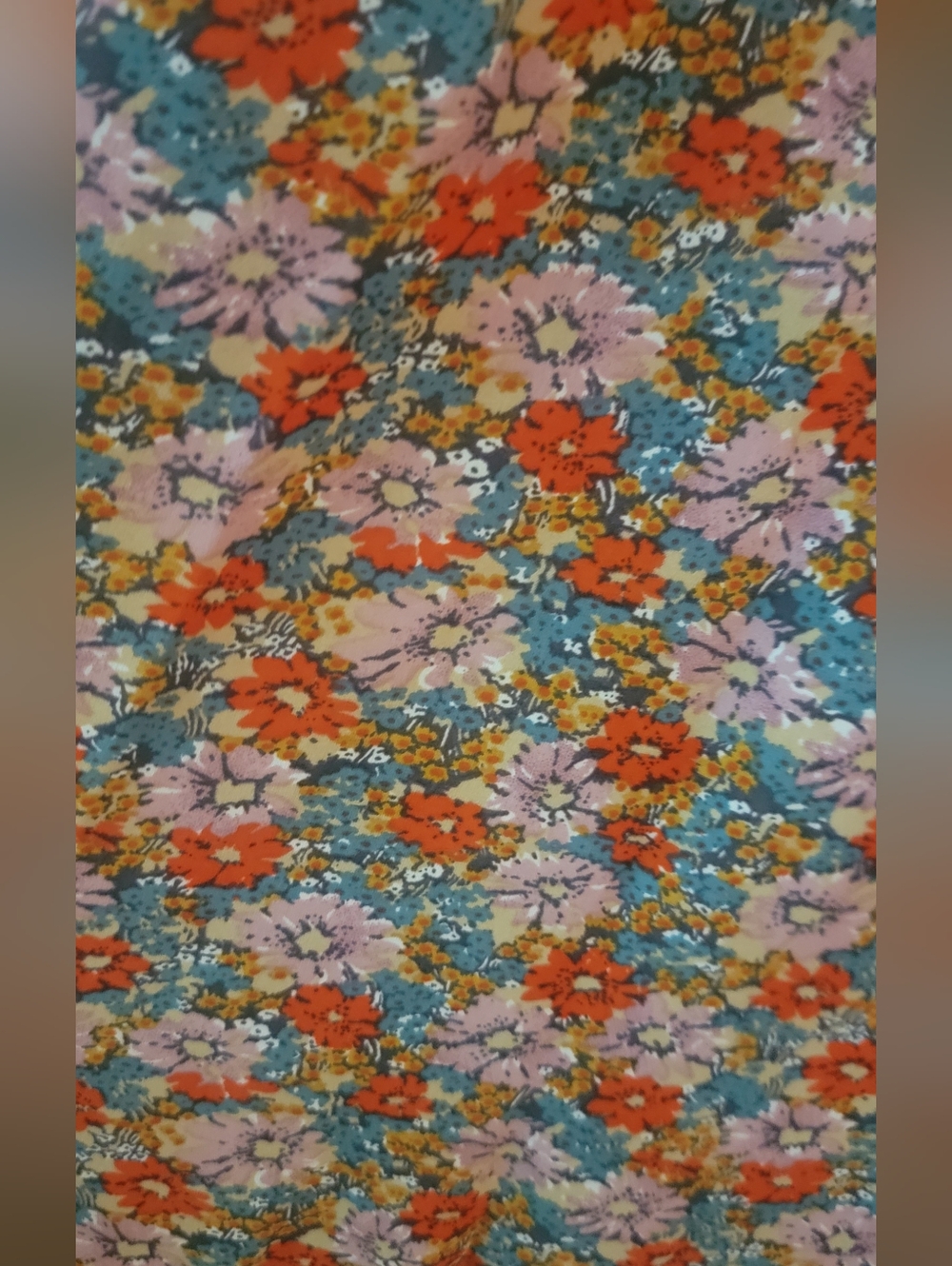 NATURAL LIFE Floral Maxi Dress in Peach and Cream - Picture 7 of 7